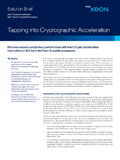 Resumen de la solución Intel® Crypto Acceleration