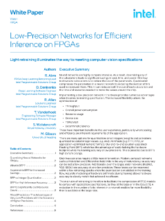 Quantized Neural Networks for FPGA Inference