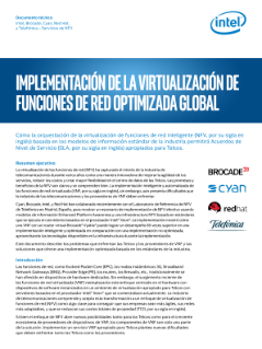 Implementación de la virtualización de la función de red (NFV) optimizada de extremo a extremo