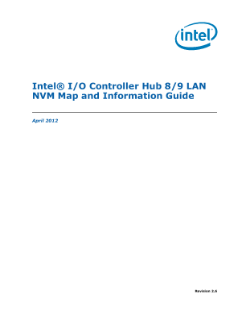 Guía del concentrador de controladores de e/s Intel® 8/9: LAN NVM: mapa e información